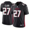 Falcons #27 Vinnie Clark Football Jersey -Black