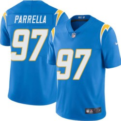 Chargers #97 John Parrella BOLT UP Powder Blue Jersey