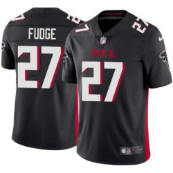 Falcons #27 Jamaal Fudge Football Jersey -Black