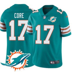 Dolphins #17 Cody Core Additional Chest Dolphin Patch Aqua Jersey