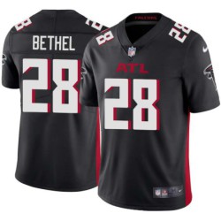 Falcons #28 Justin Bethel Football Jersey -Black