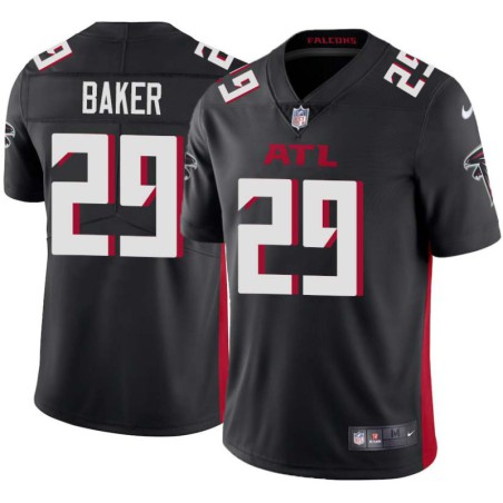 Falcons #29 Sean Baker Football Jersey -Black