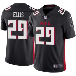 Falcons #29 Clarence Ellis Football Jersey -Black