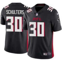 Falcons #30 Lance Schulters Football Jersey -Black