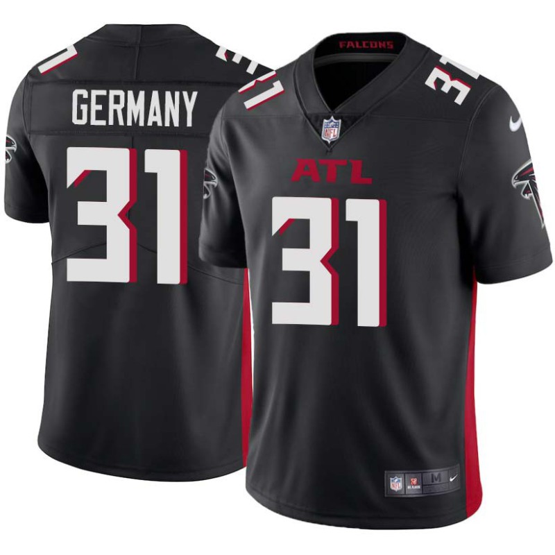 Falcons #31 Willie Germany Football Jersey -Black