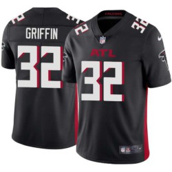 Falcons #32 Steve Griffin Football Jersey -Black