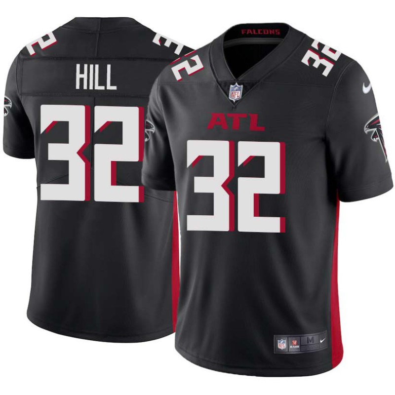 Falcons #32 Brian Hill Football Jersey -Black