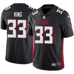 Falcons #33 Jerome King Football Jersey -Black