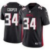 Falcons #34 Chris Cooper Football Jersey -Black