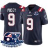 Patriots #9 David Posey 6X Super Bowl Champions Jersey -Navy