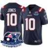 Patriots #10 Mac Jones 6X Super Bowl Champions Jersey -Navy