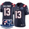 Patriots #13 Joey Galloway 6X Super Bowl Champions Jersey -Navy