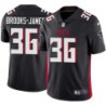 Falcons #36 Tony Brooks-James Football Jersey -Black