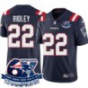 Patriots #22 Stevan Ridley 6X Super Bowl Champions Jersey -Navy