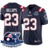 Patriots #23 Terry Billups 6X Super Bowl Champions Jersey -Navy