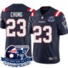 Patriots #23 Patrick Chung 6X Super Bowl Champions Jersey -Navy