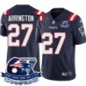 Patriots #27 Kyle Arrington 6X Super Bowl Champions Jersey -Navy