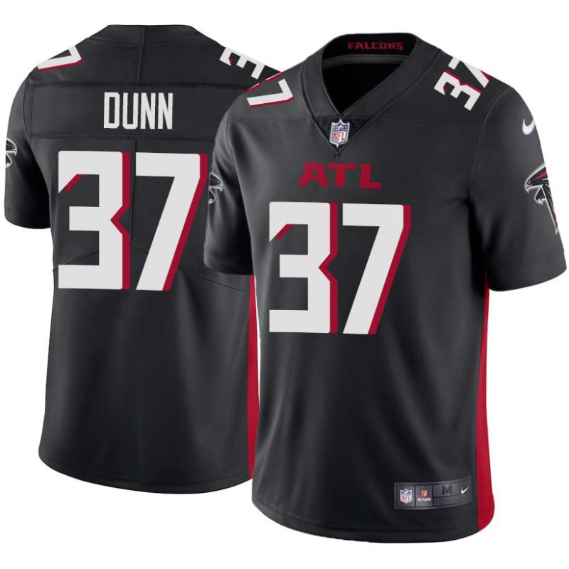 Falcons #37 Perry Lee Dunn Football Jersey -Black