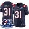 Patriots #31 Ben Kelly 6X Super Bowl Champions Jersey -Navy