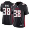 Falcons #38 Rick Byas Football Jersey -Black