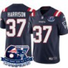 Patriots #37 Rodney Harrison 6X Super Bowl Champions Jersey -Navy