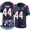 Patriots #44 Harold Shaw 6X Super Bowl Champions Jersey -Navy