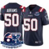 Patriots #50 Bobby Abrams 6X Super Bowl Champions Jersey -Navy