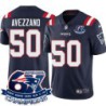 Patriots #50 Joe Avezzano 6X Super Bowl Champions Jersey -Navy