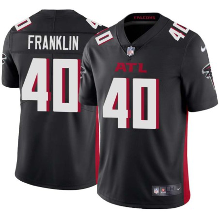 Falcons #40 George Franklin Football Jersey -Black