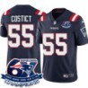 Patriots #55 Ray Costict 6X Super Bowl Champions Jersey -Navy