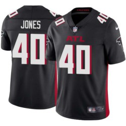 Falcons #40 Bob Jones Football Jersey -Black