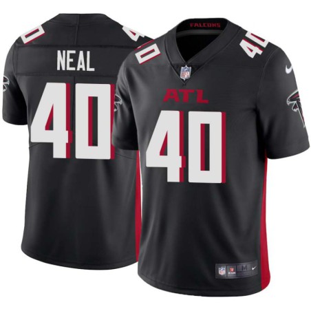 Falcons #40 Ryan Neal Football Jersey -Black