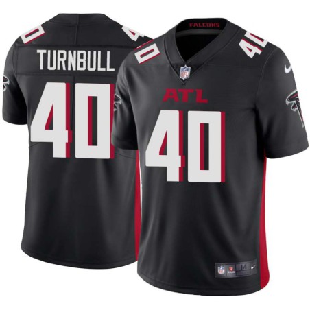 Falcons #40 Nick Turnbull Football Jersey -Black