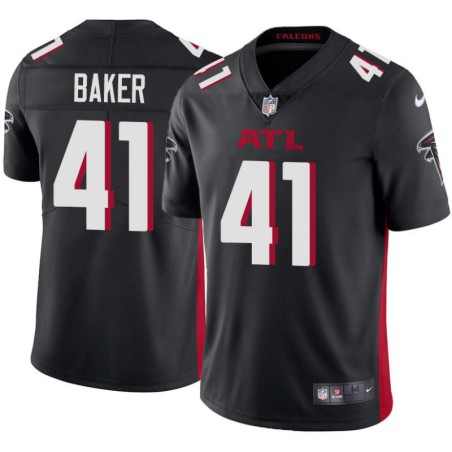 Falcons #41 Tony Baker Football Jersey -Black