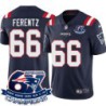 Patriots #66 James Ferentz 6X Super Bowl Champions Jersey -Navy