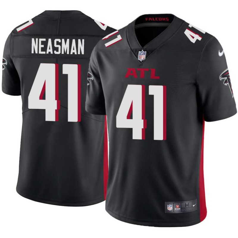 Falcons #41 Sharrod Neasman Football Jersey -Black