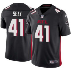 Falcons #41 Virgil Seay Football Jersey -Black