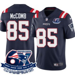 Patriots #85 Don McComb 6X Super Bowl Champions Jersey -Navy