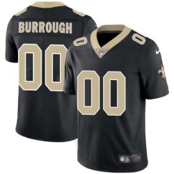 Ken Burrough #00 Saints Authentic Black Jersey