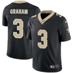 Shayne Graham #3 Saints Authentic Black Jersey