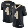 Mike Cofer #4 Saints Authentic Black Jersey