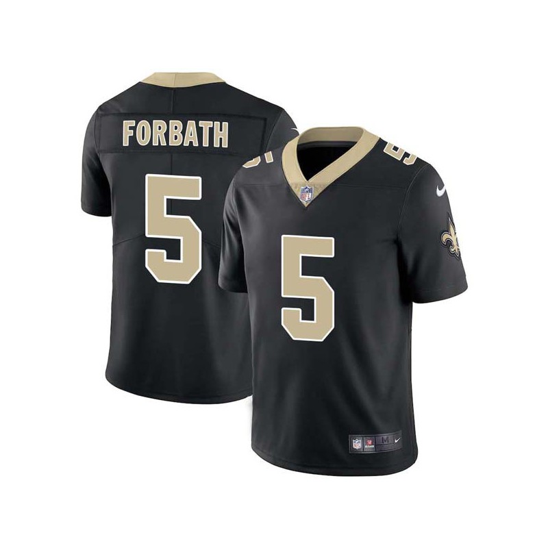 Kai Forbath #5 Saints Authentic Black Jersey