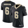 Brian Johnson #6 Saints Authentic Black Jersey