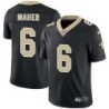 Brett Maher #6 Saints Authentic Black Jersey