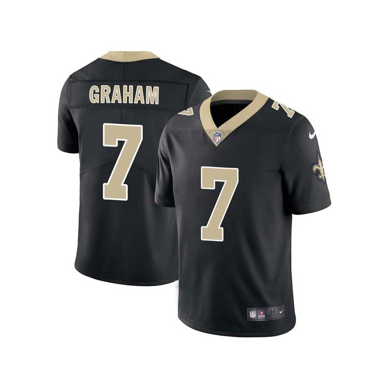 Ben Graham #7 Saints Authentic Black Jersey