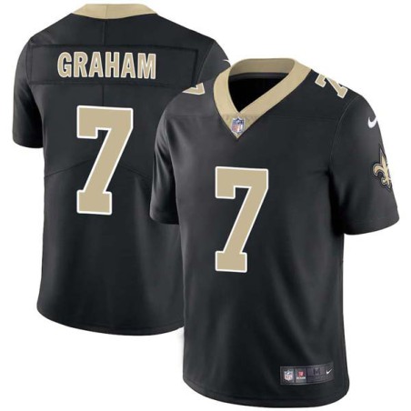 Ben Graham #7 Saints Authentic Black Jersey