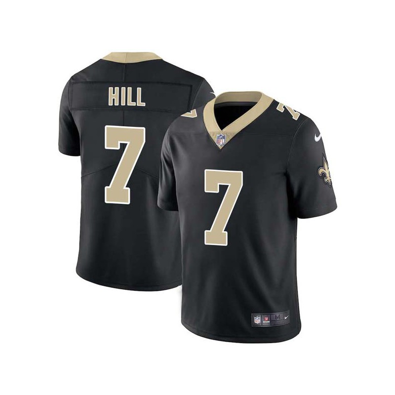 Taysom Hill #7 Saints Authentic Black Jersey