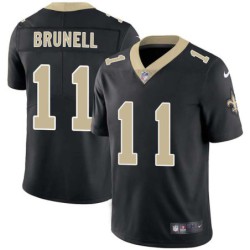 Mark Brunell #11 Saints Authentic Black Jersey