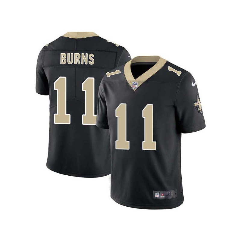 Ed Burns #11 Saints Authentic Black Jersey