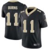 Ed Burns #11 Saints Authentic Black Jersey